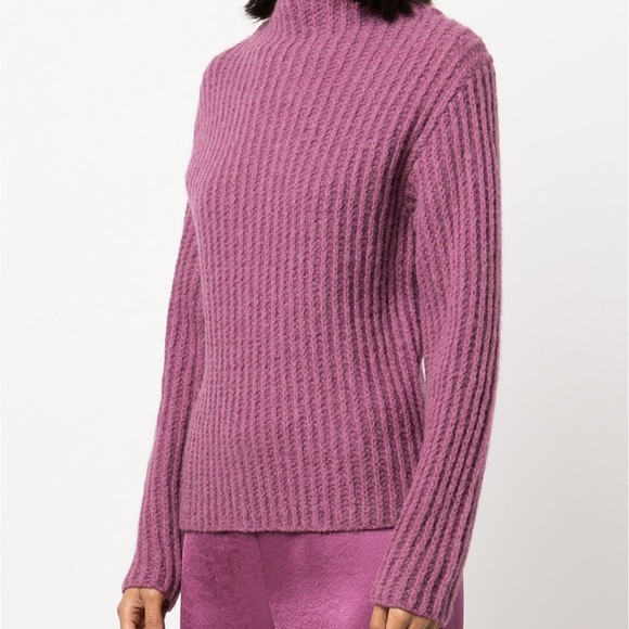 Vince Ribbed Funnel Neck Alpaca & Merino Sweater - 75% off MSRP!! - Picture 7 of 7